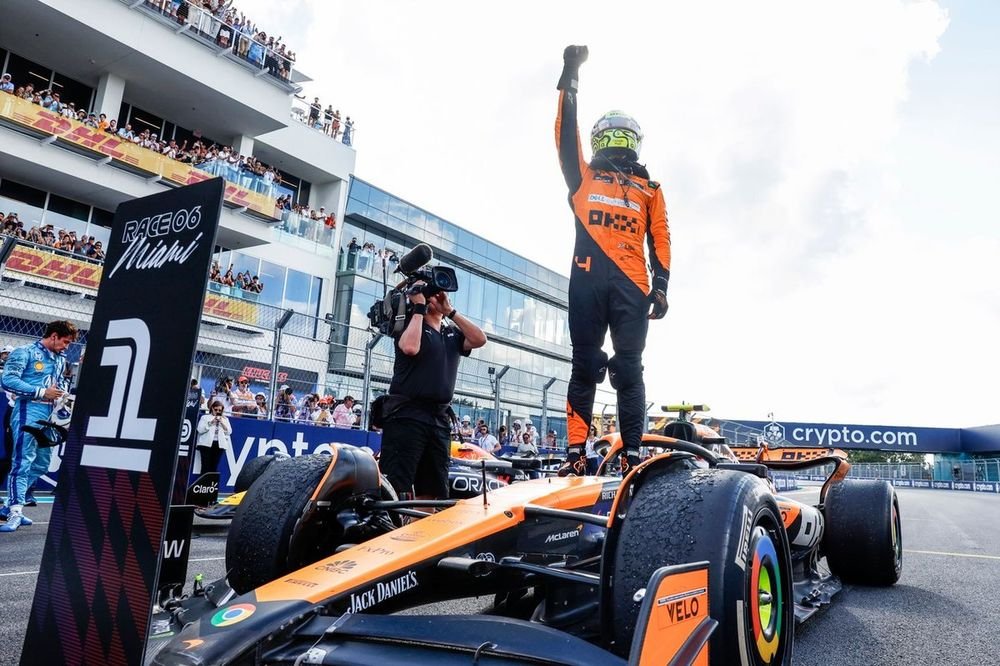 Lando Norris Seizes Historic First Formula 1 Win at Miami Grand Prix, Outshining Rival Max Verstappen