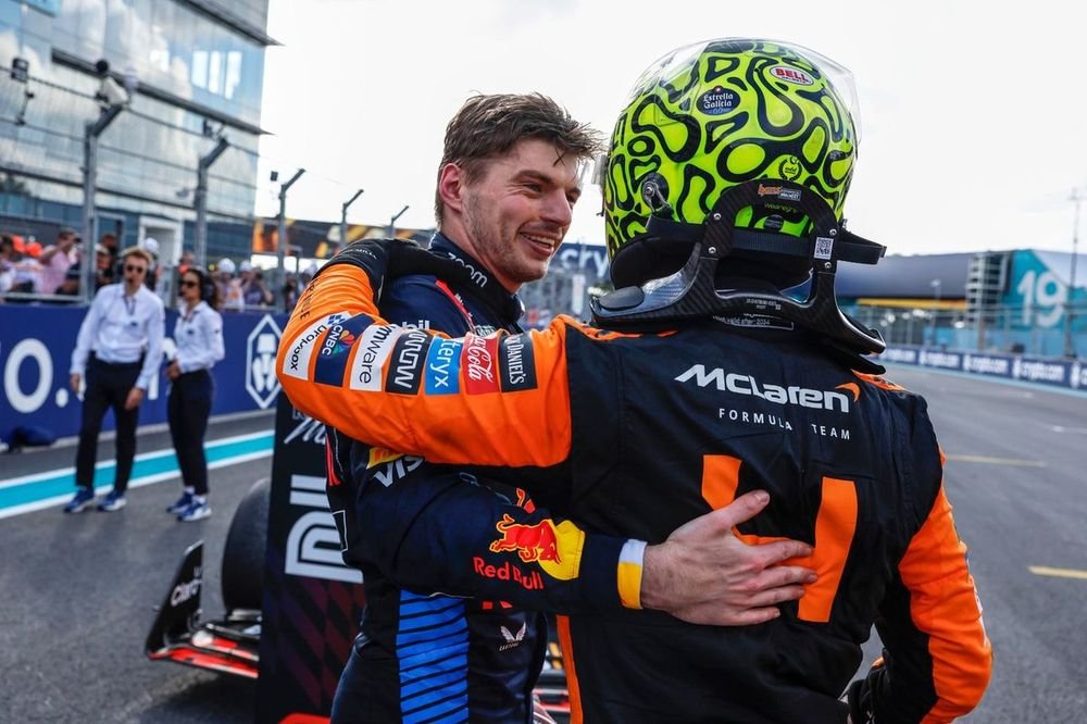 Max Verstappen Plays Second Fiddle to McLaren Maestro Lando Norris in Miami