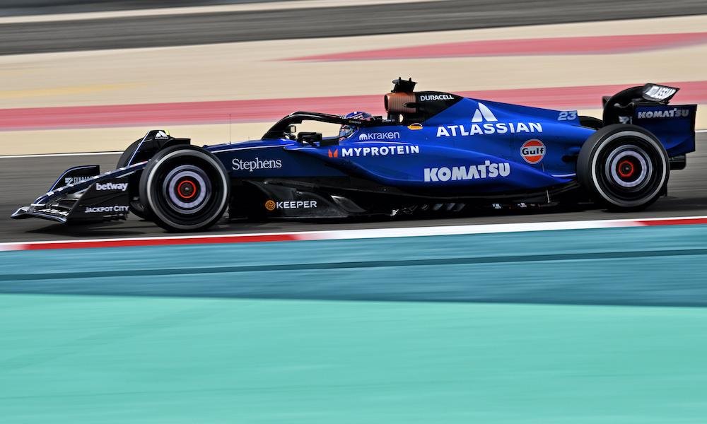 Williams Racing during pre-season testing