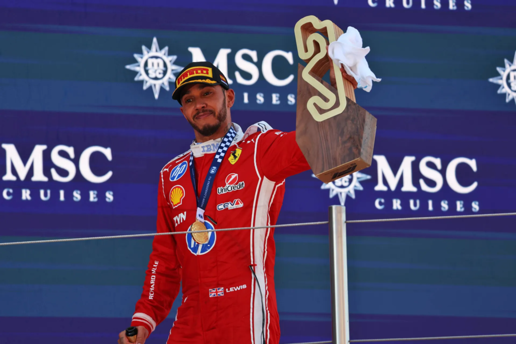 Lewis Hamilton First Ferrari Win at Barcelona Grand Prix for Ferrari